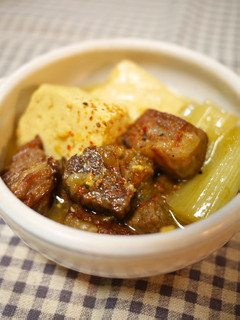 牛角切りの味噌煮-レシピのメイン写真