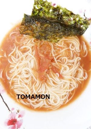 簡単✿和風とまとイタリアン温そうめん-レシピのメイン写真