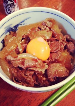 お水を使わない美味しいヘルシー牛丼-レシピのメイン写真