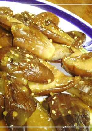 簡単！ナス焼き！酢味噌かけ-レシピのメイン写真