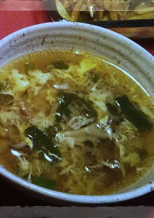 免疫力アップ★舞茸とねぎの酸辣湯風スープ-レシピのメイン写真