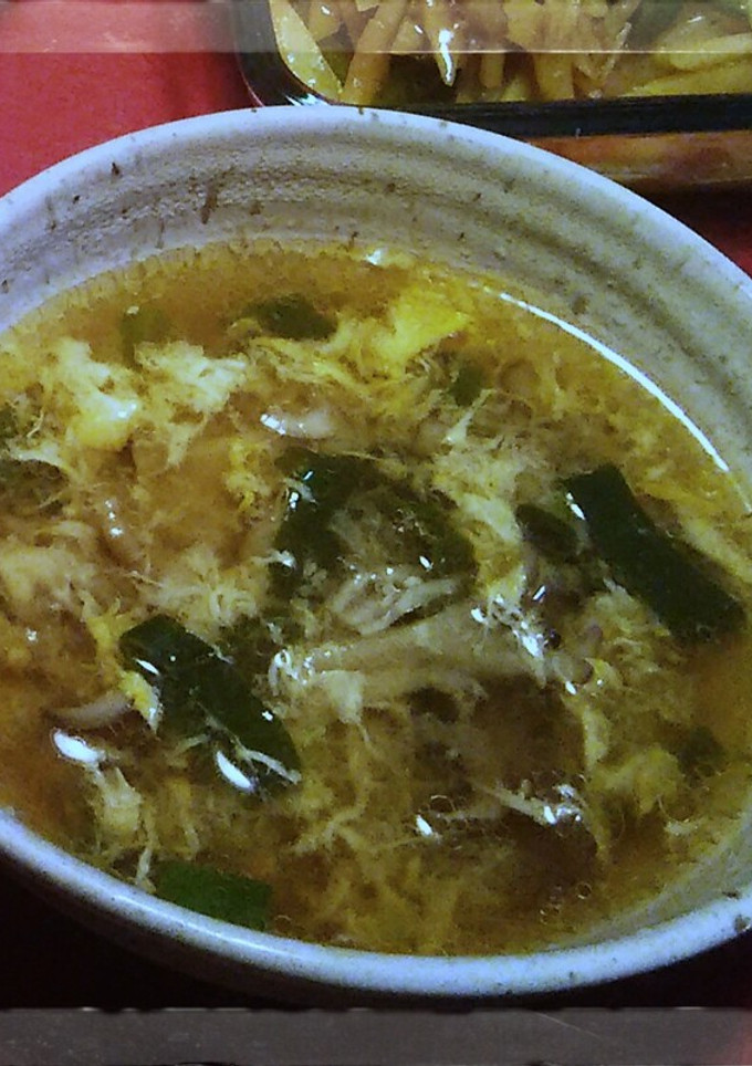免疫力アップ★舞茸とねぎの酸辣湯風スープ-レシピのメイン写真
