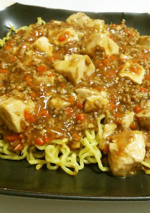 残り野菜で麻婆焼きそば-レシピのメイン写真
