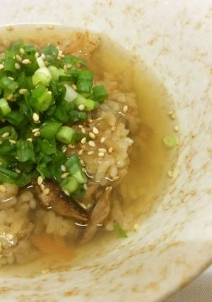即席☆炊込みご飯リメイク☆だし茶漬け♪-レシピのメイン写真