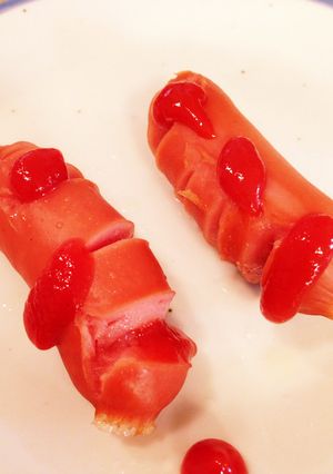 簡単手抜き時間短縮ソーセージケチャップ味-レシピのメイン写真