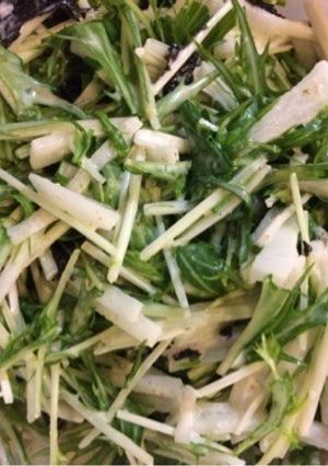 大根、水菜で冬野菜救済サラダ-レシピのメイン写真