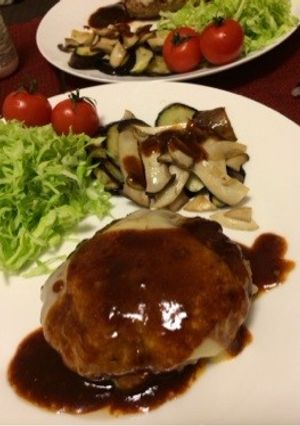 デミグラチーズハンバーグ☆-レシピのメイン写真