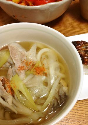 豚肉と舞茸のあたたかいおうどん-レシピのメイン写真