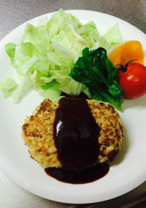 簡単ヘルシー豆腐ハンバーグ！-レシピのメイン写真