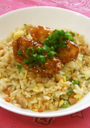 餃子あんかけチャーハン-レシピのメイン写真