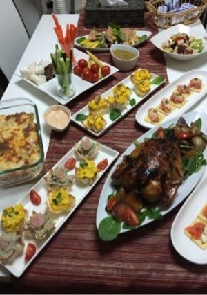 クリスマスの華、鳥の丸焼き-レシピのメイン写真