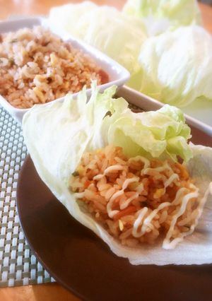 レタスまきまきチャーハン-レシピのメイン写真