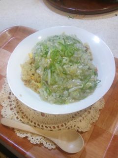 もやしとネギ中華あんかけチャーハン♪♪-レシピのメイン写真