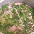 セロリとベーコンのスープ