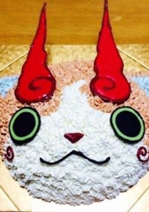 妖怪ウォッチ☆ジバコマ☆立体キャラケーキ-レシピのメイン写真