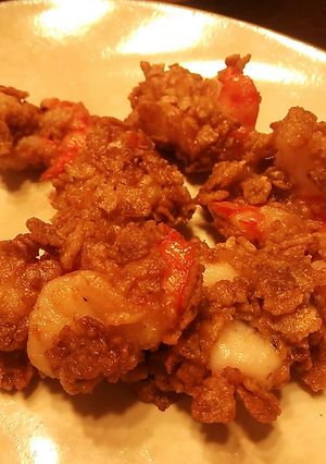 コーンフレーク衣のエビフライ-レシピのメイン写真