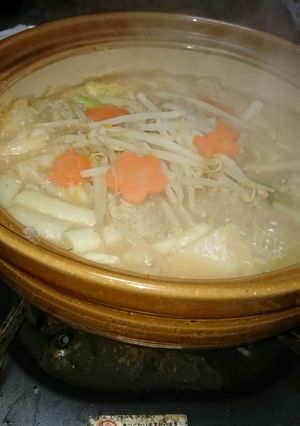 野菜たっぷり！おろしみそごま鍋★-レシピのメイン写真