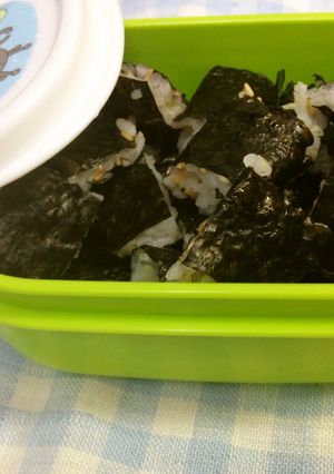 ママ楽々★チョキチョキ海苔巻きおにぎり-レシピのメイン写真