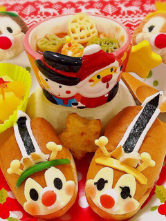 Xmasトナカイ☆チップ&デール☆ロール-レシピのメイン写真