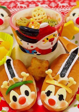 Xmasトナカイ☆チップ&デール☆ロール-レシピのメイン写真