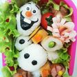 キャラ弁♬アナ雪☆オラフ☆