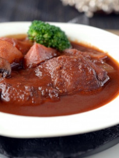 鶏の赤ワイン煮込み-レシピのメイン写真