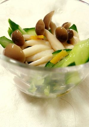 しめじと胡瓜の箸休め柚風味-レシピのメイン写真