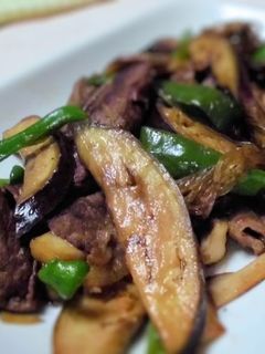 茄子と牛肉の味噌炒め-レシピのメイン写真