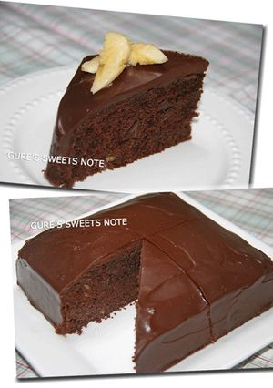 チョコレートとバナナのケーキ-レシピのメイン写真