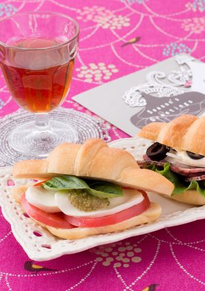 パーティーにクロワッサンサンド 糖質制限-レシピのメイン写真