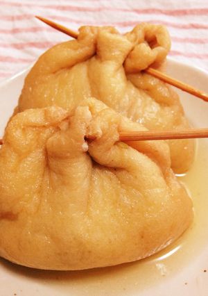お母さんの味 肉いっぱいの巾着袋-レシピのメイン写真