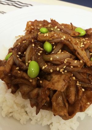 豚のごま味噌丼-レシピのメイン写真