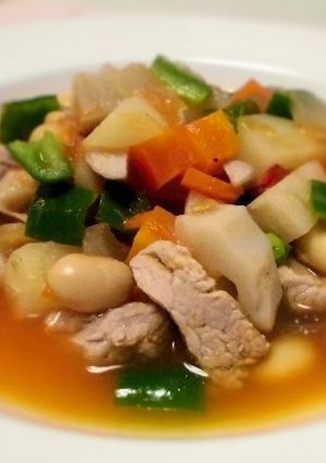 食物繊維たっぷりポークビーンズ-レシピのメイン写真