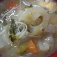 豚こまぎれとたくさんの野菜味噌汁