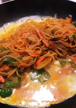 名古屋めし 鉄板！？ナポリタン-レシピのメイン写真