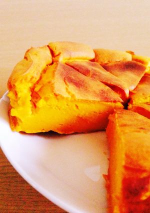 簡単濃厚かぼちゃケーキ 混ぜるだけ♫-レシピのメイン写真