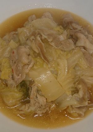豚バラと白菜のピリ辛煮-レシピのメイン写真