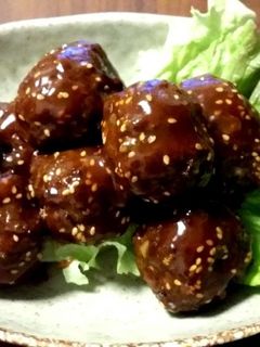 中華風 甘酢あんかけ肉団子-レシピのメイン写真