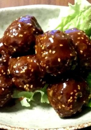 中華風　甘酢あんかけ肉団子-レシピのメイン写真