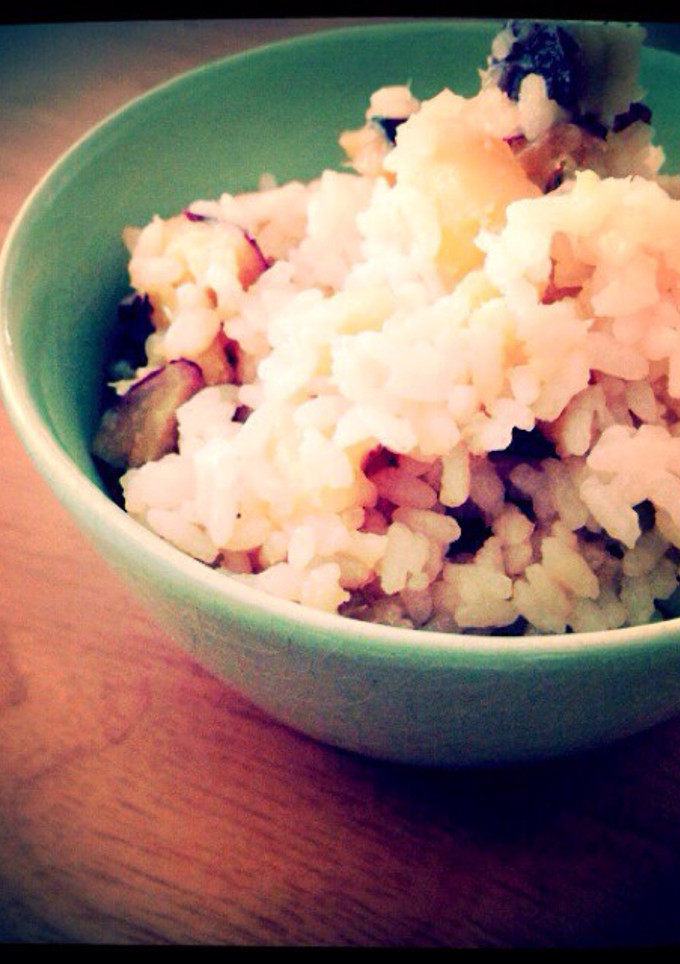 しっとり！さつまいもご飯♡-レシピのメイン写真