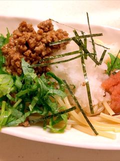 和風スパ♡肉味噌と大根おろしでさっぱり〜-レシピのメイン写真