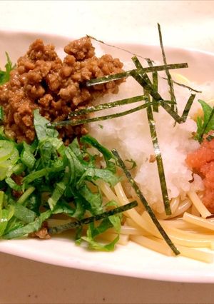 和風スパ♡肉味噌と大根おろしでさっぱり〜-レシピのメイン写真