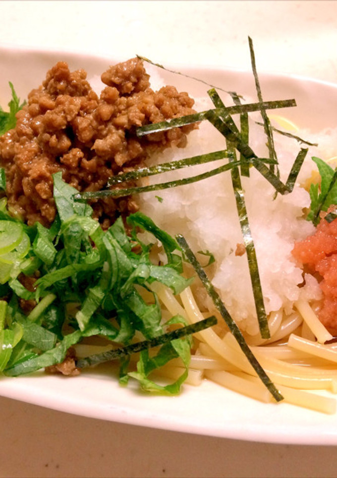 和風スパ♡肉味噌と大根おろしでさっぱり〜-レシピのメイン写真