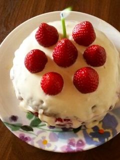 1歳のハッピーバースデーケーキ-レシピのメイン写真