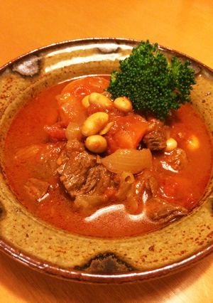 スロークッカーで温まる牛肉のトマト煮 ♪-レシピのメイン写真