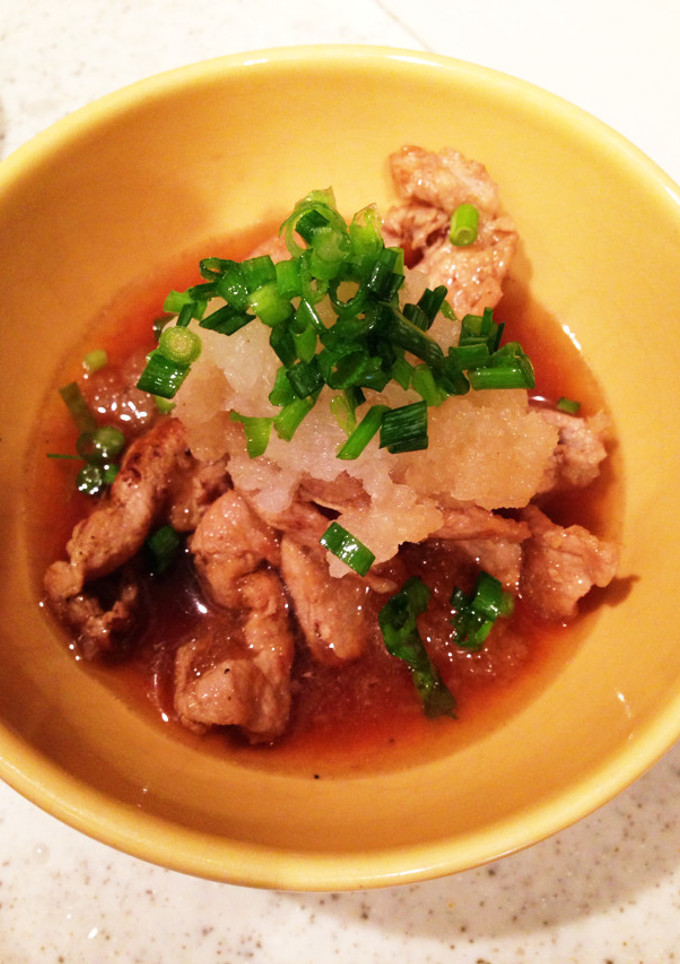 豚肉のみぞれ煮-レシピのメイン写真