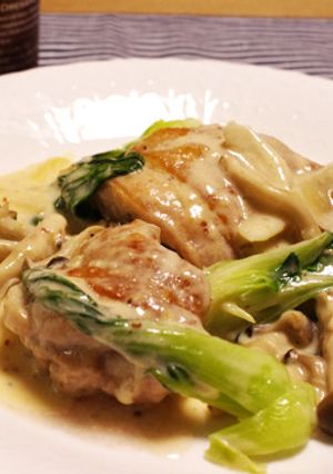 鶏肉のクリーム煮＊マスタード風味-レシピのメイン写真