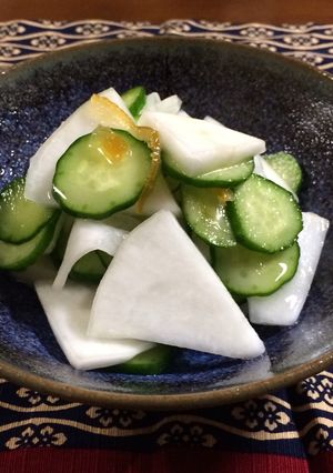 ゆず茶入りかぶの酢の物-レシピのメイン写真