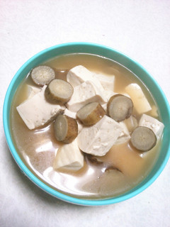 鍋キューブDE 豆腐ごぼう煮-レシピのメイン写真