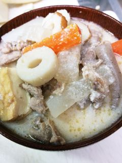 寒い夜はこれ!豚粕汁だよん-レシピのメイン写真